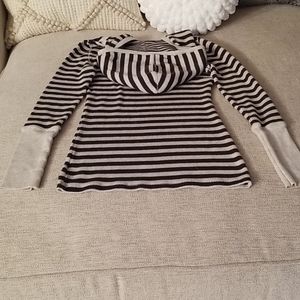 Striped hoodie